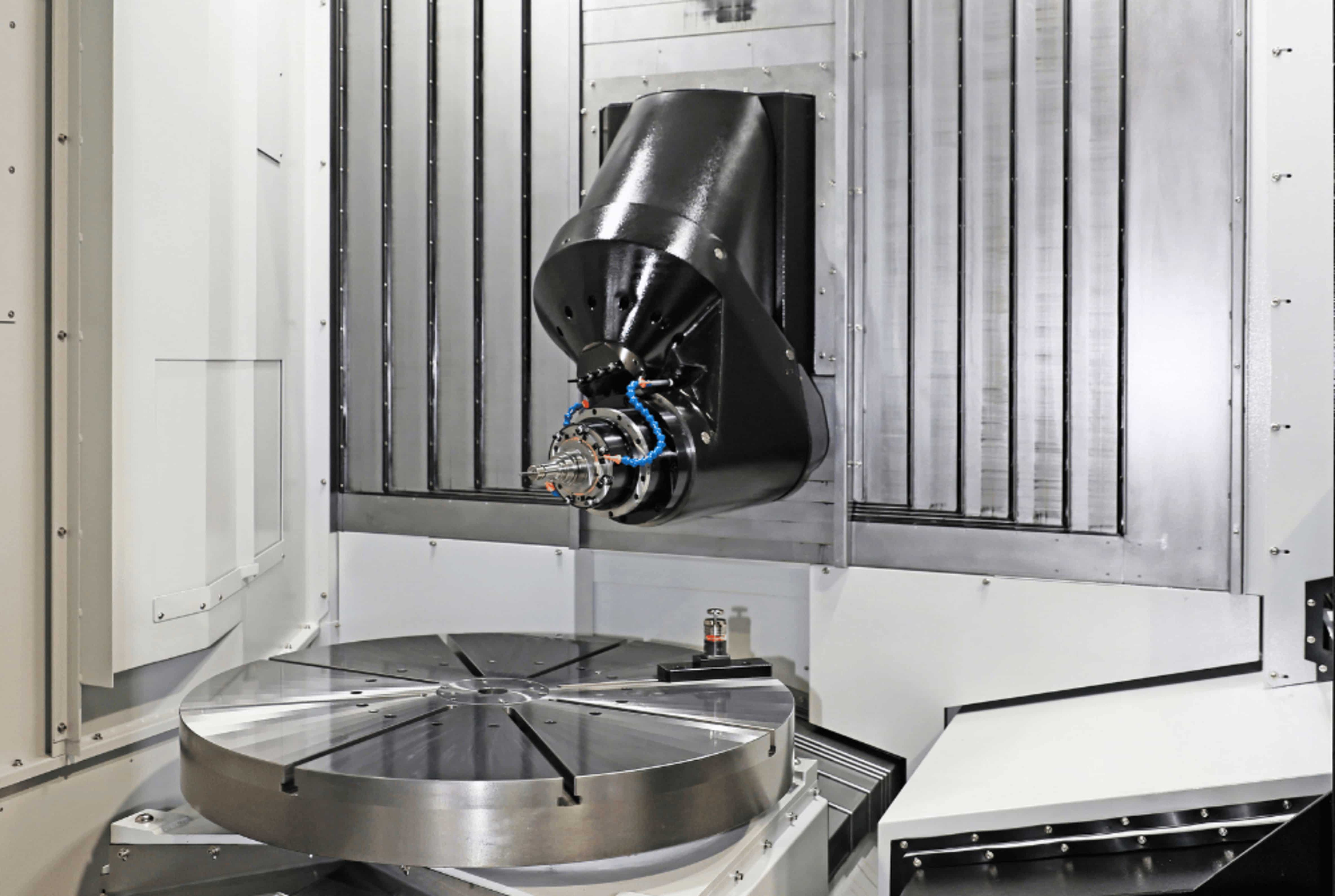 五軸臥式加工機伸縮護蓋