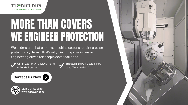 How ATC Mechanisms Influence Telescopic Cover Design in B-Axis Turning-Milling Machines